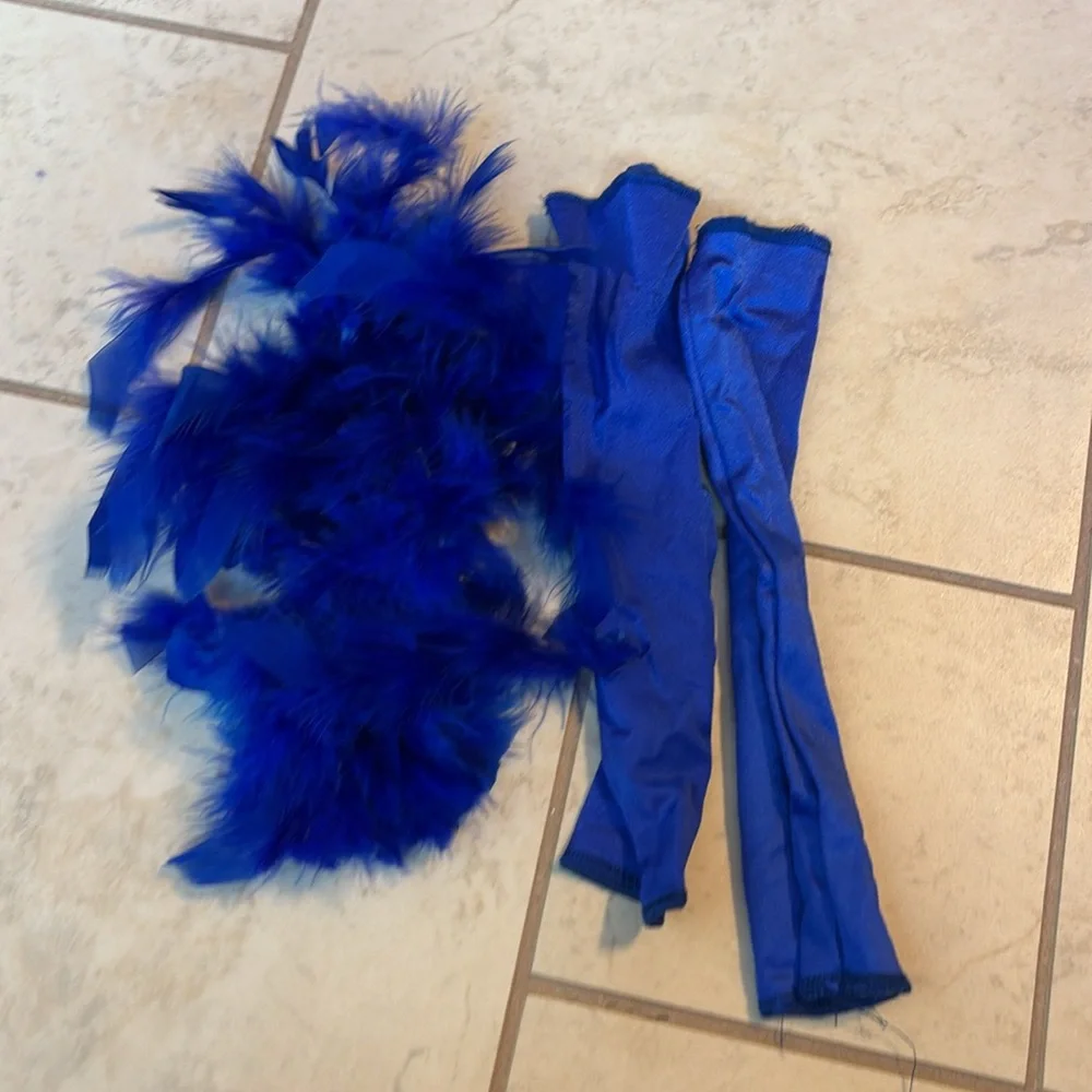 Costume Gallery Blue Dance Costume Child‎ medium